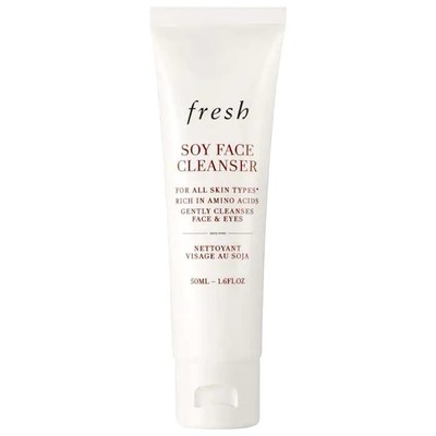 FRESH Soy Face Cleanser Gel Makeup Removing Face Wash Travel Mini 50 mL /1.7 oz