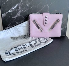 Borsa a tracolla Kenzo Paris bambino rosa pelle California catena portafoglio | Ottime condizioni