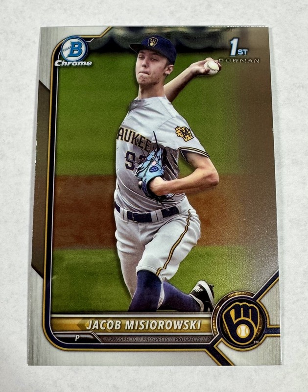 2022 Bowman Draft Chrome Jacob Misiorowski #BDC-132 1st Bowman