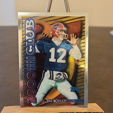 Topps 1994 Finest Jim Kelly 3000 Yard Club #23 Insert Buffalo Bills Football