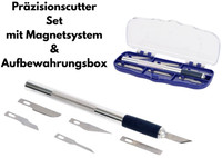 PräZisionsmesser Mit 6 Klingen Magnetsystem + Box – Basteln & Modellbau Diy