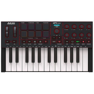 Akai Professional MPK Mini MK4 25key MIDI Keyboard Controller Black