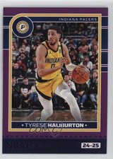 2024-25 Panini NBA Hoops Purple Tyrese Haliburton #104 0fp5