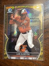 Luis Almeyda - YELLOW LUNAR - #57/75 - 2023 Bowman Draft Chrome - BDC-145