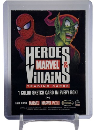 MARVEL HEROES & VILLAINS 2010 RITTENHOUSE SAN DIEGO CÓMIC CON TARJETA PROMOCIONAL P1 🔥 - Imagen 2 de 4