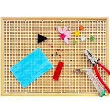 17"x12" Stained Glass Cutting Mat, Double-Layer Detachable Design, Great for ...