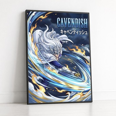 Poster One Piece - Cavendish Hakuba 18x24 Ultra-HD Art Print