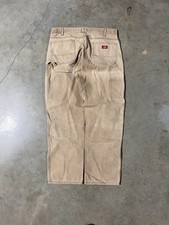 Y2K Relaxed Fit Dickies Tan Canvas Carpenter Pangs Size 38/34