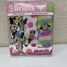 Disney Minnie Mouse Baby Girl Briefs Size 2T/...