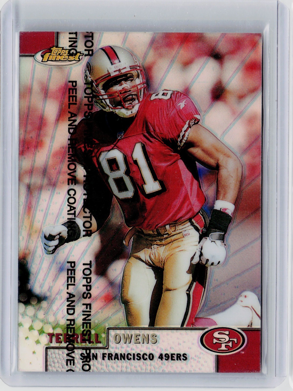 1999 TOPPS FINEST REFRACTOR #22 - TERRELL OWENS