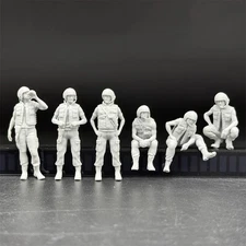 1/35 US Soldiers Tank Crew Vietnam RESIN FIGURE MODEL KIT Unassembled Unpainted