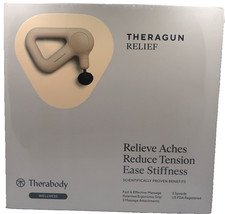 Therabody Theragun Relief Comfortable Handheld Percussion Massage Gun Sand NEW 