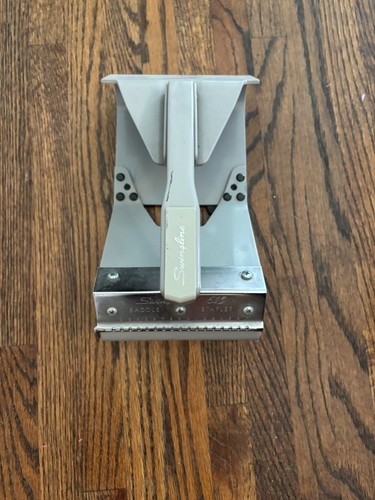 Vintage Swingline 615 Saddle Stapler Booklet Pamphlet Binding Stapler Gray WORKS