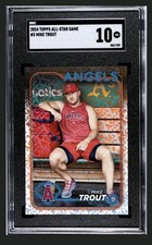 2024 Topps 3 Mike Trout All-Star Game Bonus SGC 10  Rare Card!  High Grade!