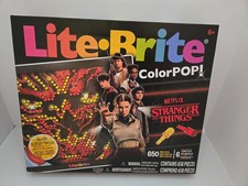 New Lite-Brite ColorPOP Netflix Stranger Things Light Up 658 Pieces
