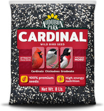 Cardinal Wild Bird Seed - 8 Lb. No Corn, Milo, or Millet   Sunflower  Safflower