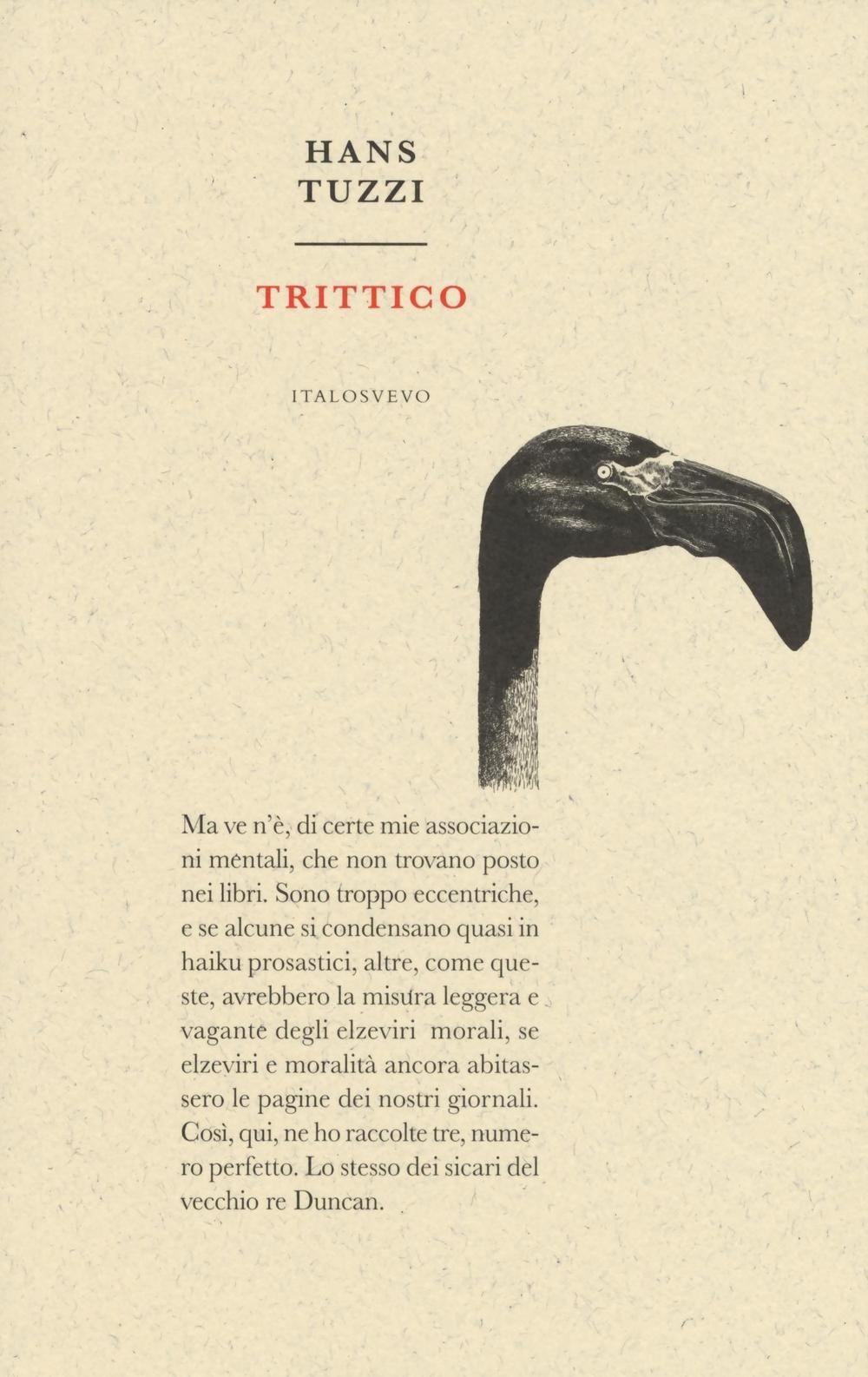 Libro Nuovo - Hans Tuzzi - Trittico  - Italo Svevo
