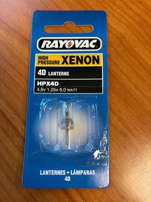 Rayovac High Pressure XENON 4D Lantern Bulb HPX4D Pack of 8