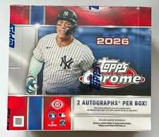 2026 Topps Chrome Baseball jumbo box - Sealed Box