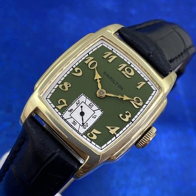 Exquisite Vintage 1935 Man s HAMILTON SCOTT  Stunning Dial Serviced & WARRANTY