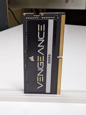 Corsair Vengeance 32GB 1x32GB DDR5 4800 CL40 SODIMM Laptop RAM XMP
