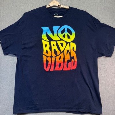 Dom Shirt Adult Extra Extra Large Black Short Sleeve No Bad Vibes Streetwear