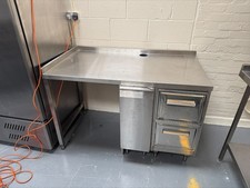 Commercial Coffee Machine Station Barista Workststation Knock Box Waste Bin