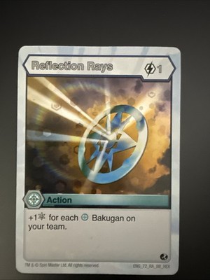 BAKUGAN Haos REFLECTION RAYS Foil Card 72_RA_BB HEX
