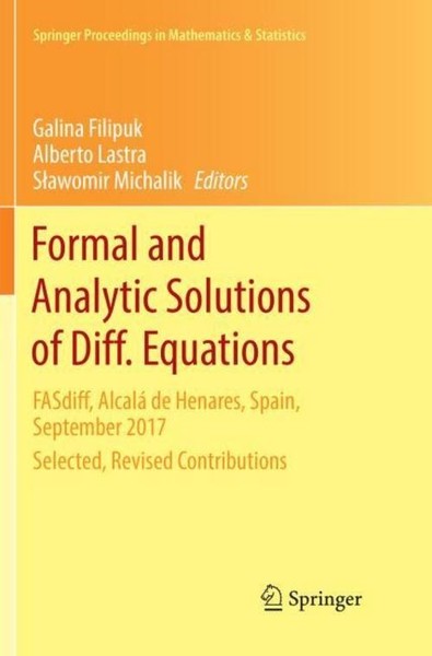 Formal And Analytic Solutions Of Diff. Equations S¿Awomir Michalik-image