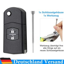 2 Tasten Klapp Schlüssel Gehäuse + Werkzeug Für Mazda 2 3 5 6 Funk Fernbedienung 2 Tasten Klapp Schlüssel Gehäuse + Werkzeug Für Mazda 2 3 5 6 Funk Fernbedienung