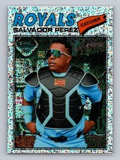 2026 Topps Heritage Silver Sparkle Salvador Perez Kansas City Royals 320
