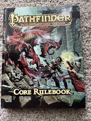 Pathfinder Roleplaying Game Core Rulebook Paizo Hardcover 1st Edition RPG