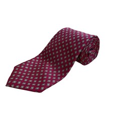 Vintage Brooks Brothers Red Silk Tie Floral Pattern Printed Classic Width