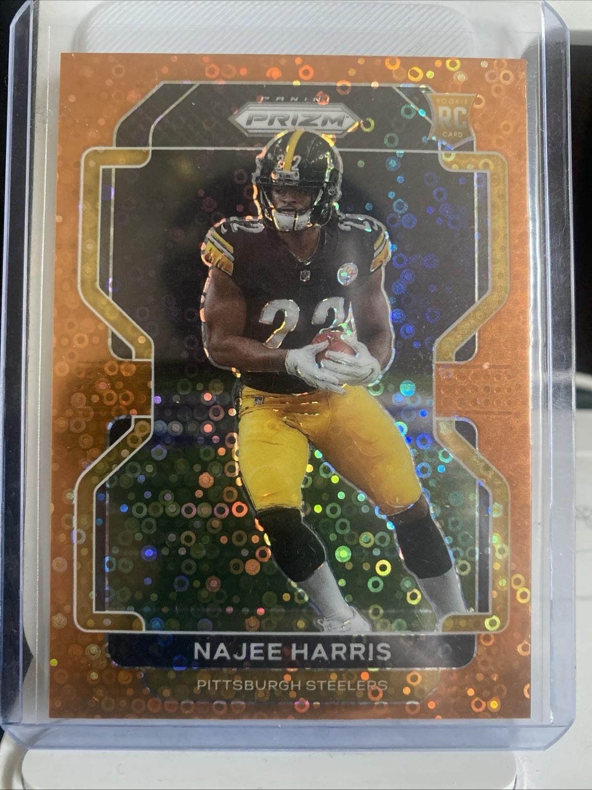 2021 Panini Prizm - Rookie Najee Harris #343 Orange Disco Prizm (RC)
