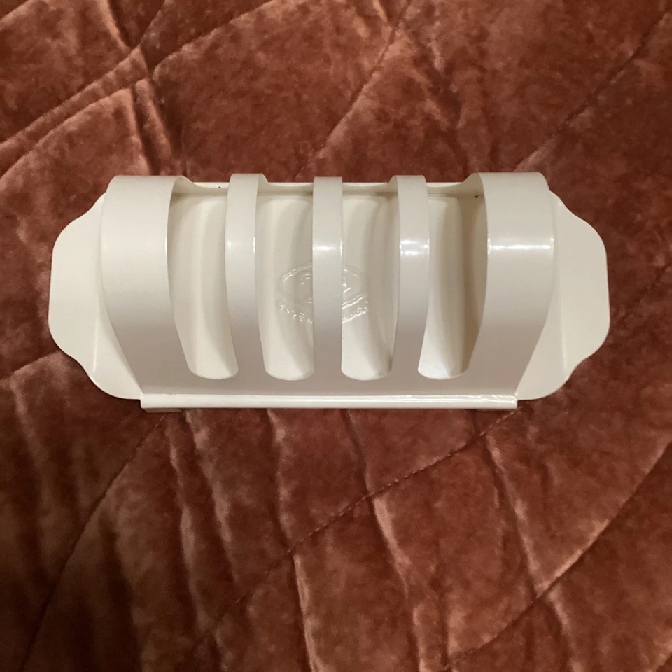 Soporte para tostadas Tala Originals esmalte blanco crema hecho en Inglaterra Reino Unido Foto 2 de 4