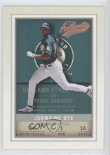 2002 Fleer Authentix Front Row 88/150 Jermaine Dye #72 0a7
