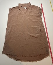 Thread+supply Size-M Dusty Pink Oversized Shirt Dress