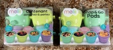 melii Snap Go Baby Food Storage Containers - 4 oz - Lot of 8 Pcs New