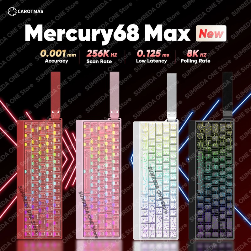 IROK Mercury68 Max Gaming Mechanical Keyboard 8K Wired Hot Swap RGB 68 Keys