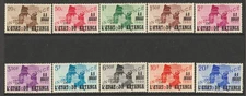 Katanga stamps: OCB/COB 40-49 from 1960 complete set, MH