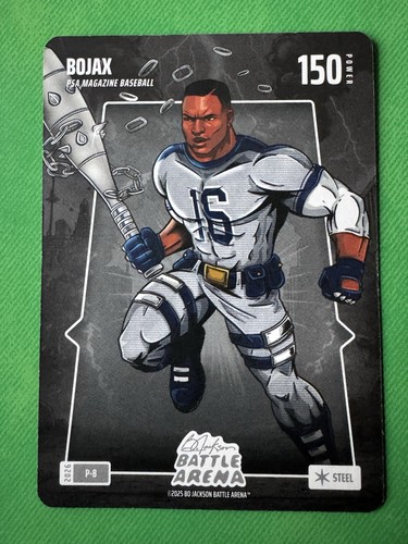 2025 BO JACKSON Battle Arena BoJax PSA Magazine Baseball Promo #P-8 Steel 150