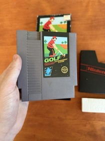 Golf (Nintendo NES) Matte Sticker 5-Screw w/ Hangtab CIB Complete & Tested
