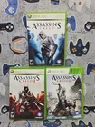 Assassin's Creed 1,2,3 (Xbox 360 Game Lot) CLEANED & TESTED CIB