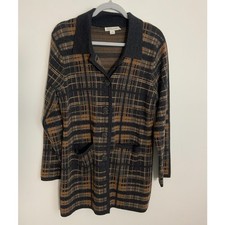 Pendleton Long Button Front Cardigan size Medium