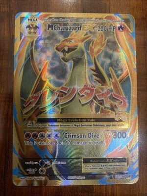 Pokemon Mega M Charizard EX 101/108 Full Art XY Evolutions MP/HP