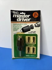 TRAQ Master Driver Converts Drill into Power Screw Driver As Seen On TV VTG NOS