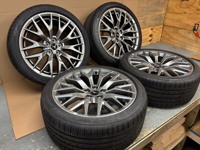 OEM TAKE OFF Ford Mustang 20X9'' GOODYEAR EAGLE WHEEL & TIRE SET-4 HYPER SILVER