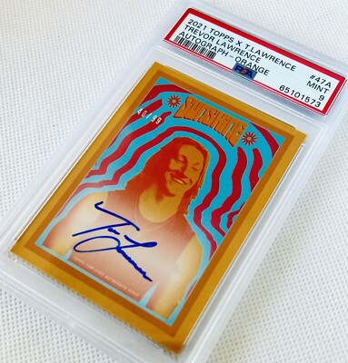 2021 Topps X Trevor Lawrence RC Orange Auto #/99 “Sunshine” Rookie