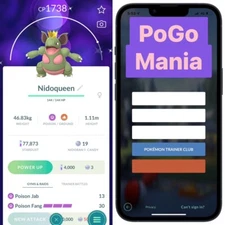 Shiny Nidoqueen wearing a crown✨mini PTC 20k✨(read description)