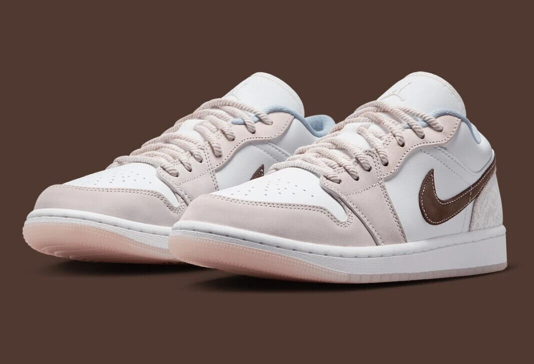 Air Jordan Low Women's Size White/Ironstone-White IB8859